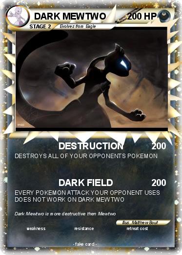 Pokemon DARK MEWTWO