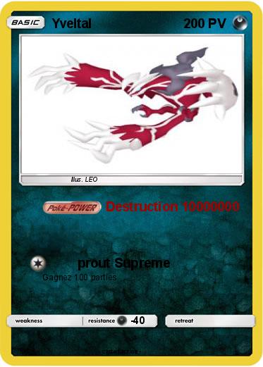 Pokemon Yveltal