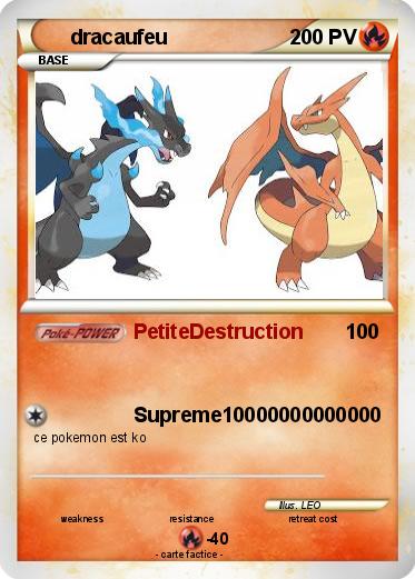 Pokemon dracaufeu