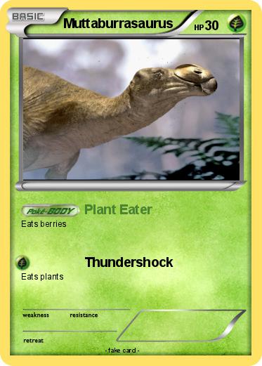 Pokemon Muttaburrasaurus