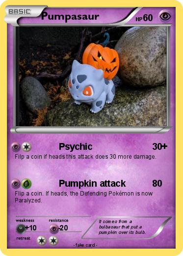 Pokemon Pumpasaur