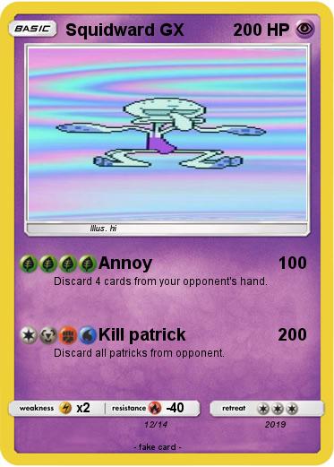 Pokemon Squidward GX