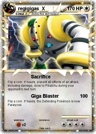 Pokemon regigigas  X