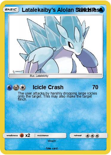 Pokemon Latalekaiby's Alolan Sandslash