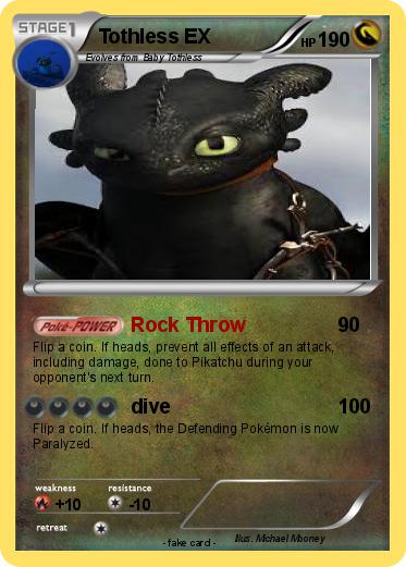 Pokemon Tothless EX