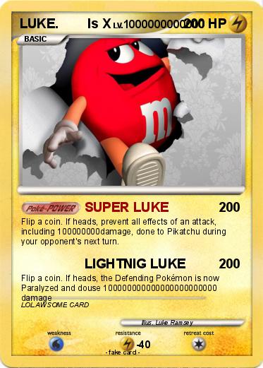Pokemon LUKE.        Is X