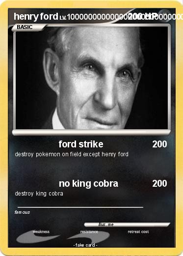 Pokemon henry ford