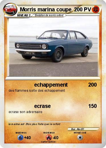 Pokemon Morris marina coupe