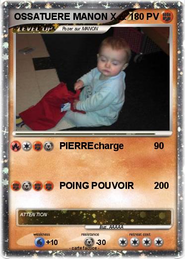 Pokemon OSSATUERE MANON X