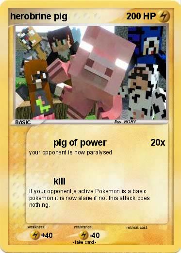 Pokemon herobrine pig