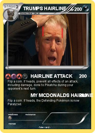 Pokemon TRUMPS HAIRLINE
