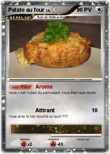 Pokemon Patate au four
