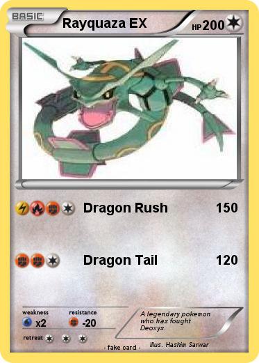 Pokemon Rayquaza EX