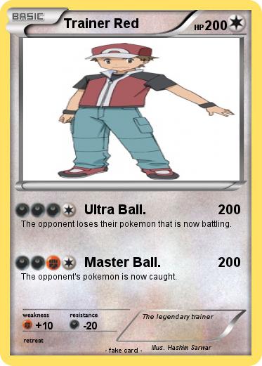 Pokemon Trainer Red