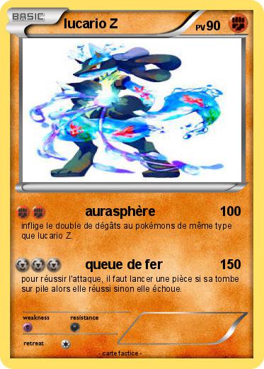Pokemon lucario Z