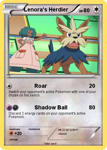 Pokemon Lenora's Herdier