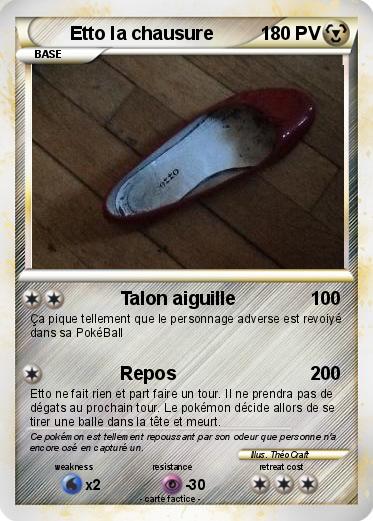 Pokemon Etto la chausure