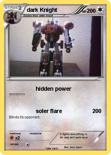 Pokemon dark Knight