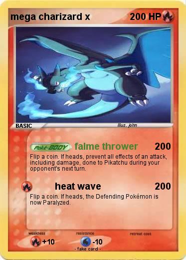 Pokemon mega charizard x