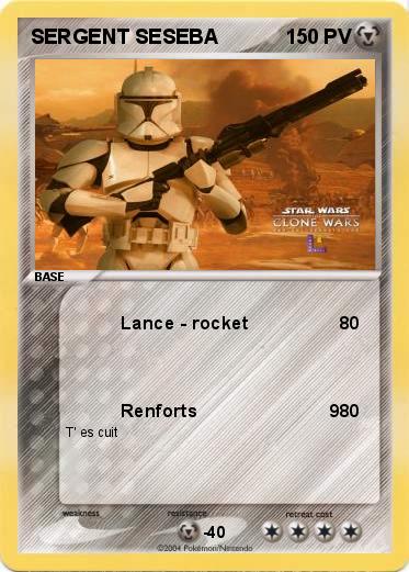 Pokemon SERGENT SESEBA