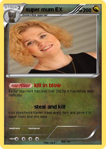 Pokemon super mum EX