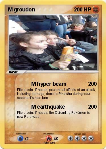 Pokemon M groudon