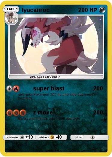 Pokemon lyacanroc
