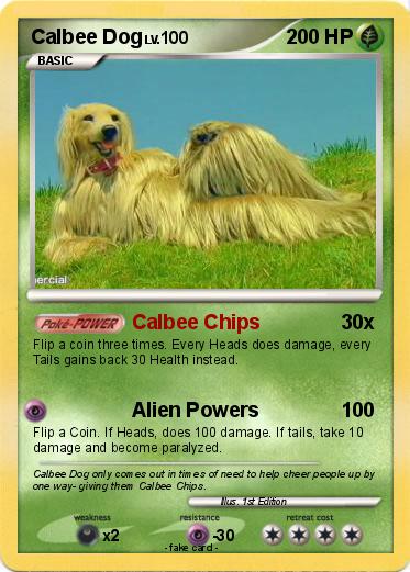 Pokemon Calbee Dog