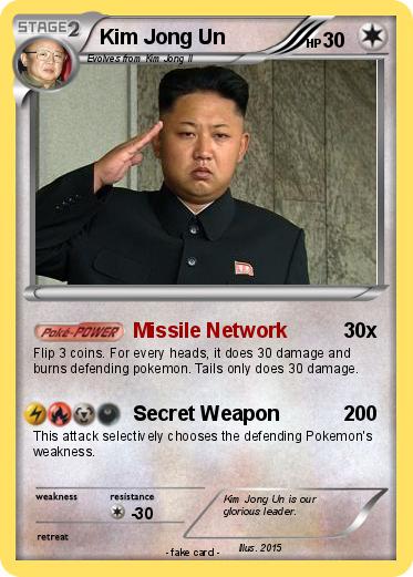 Pokemon Kim Jong Un