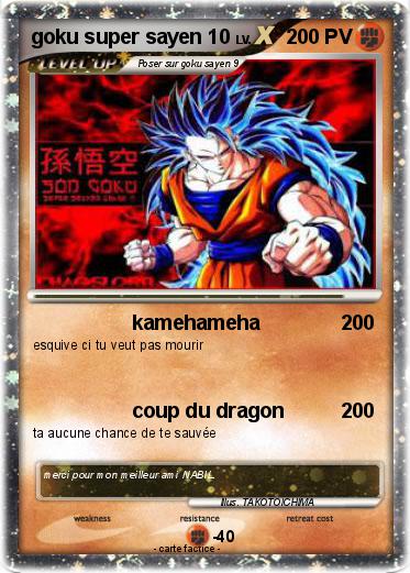 Pokemon goku super sayen 10