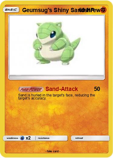 Pokemon Geumsug's Shiny Sandshrew