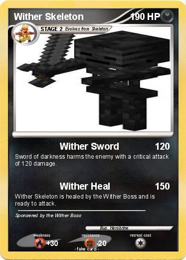 Pokemon Wither Skeleton