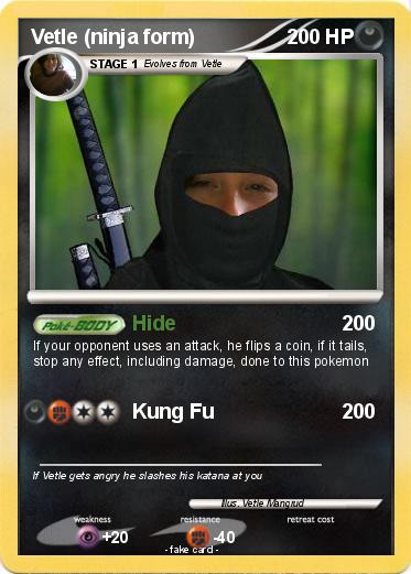 Pokemon Vetle (ninja form)