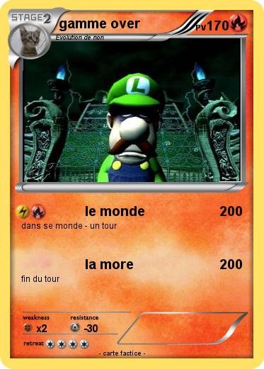 Pokemon gamme over
