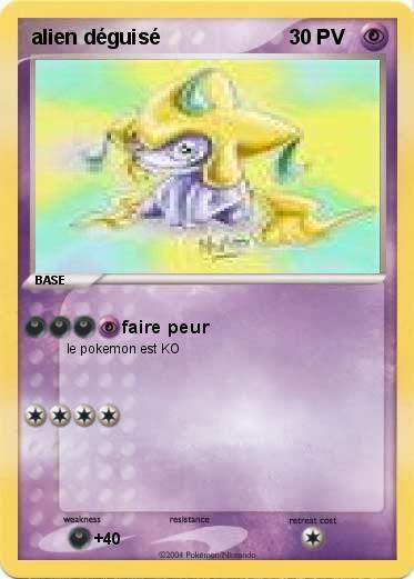 Pokemon alien déguisé
