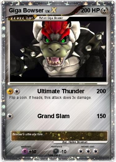 Pokemon Giga Bowser