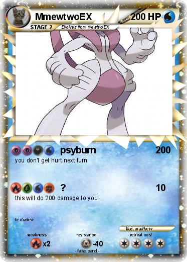 Pokemon MmewtwoEX