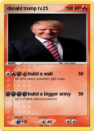 Pokemon donald trump lv.25