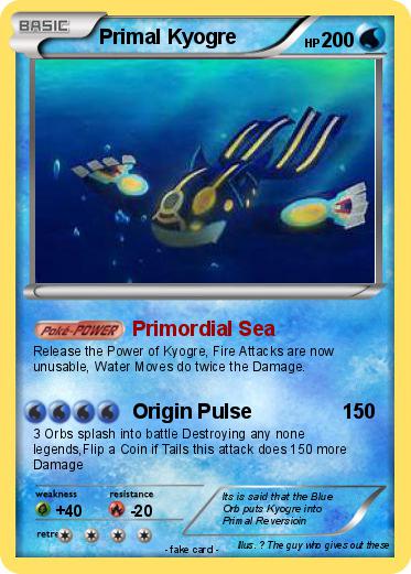 Pokemon Primal Kyogre