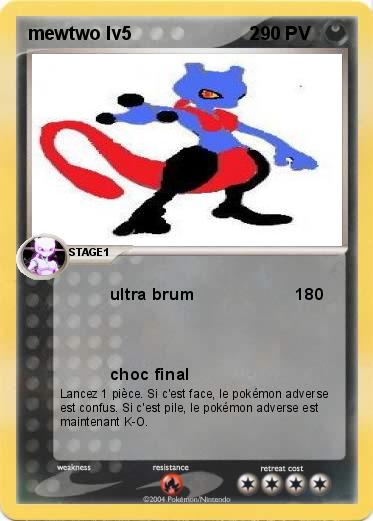 Pokemon mewtwo lv5                       2