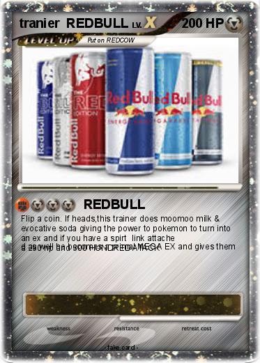 Pokemon tranier  REDBULL