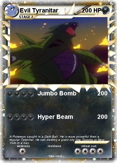 Pokemon Evil Tyranitar