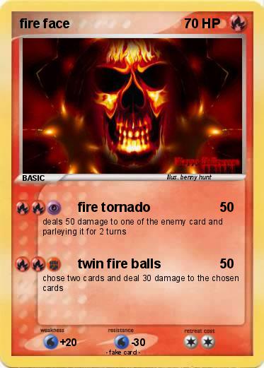 Pokemon fire face