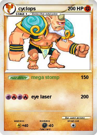 Pokemon cyclops