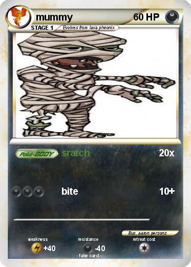 Pokemon mummy