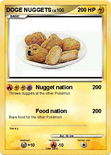 Pokemon DOGE NUGGETS