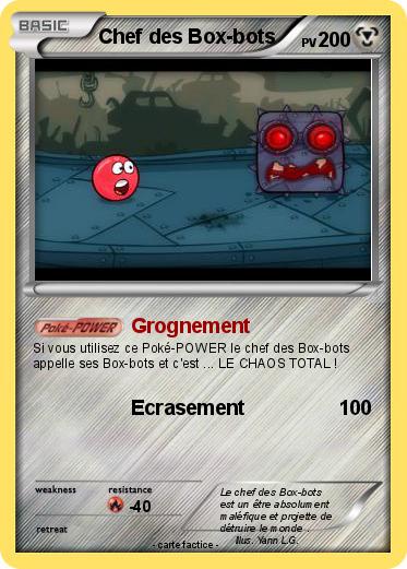 Pokemon Chef des Box-bots