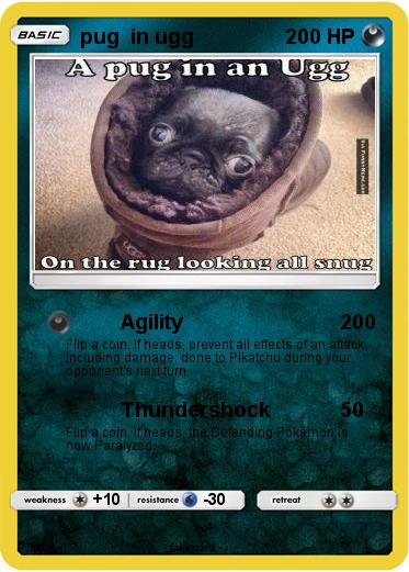 Pokemon pug  in ugg