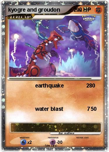 Pokemon kyogre and groudon         2