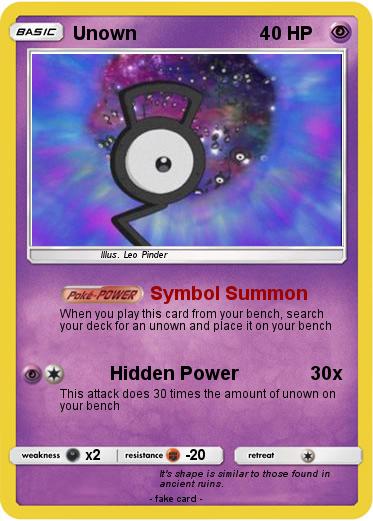 Pokemon Unown